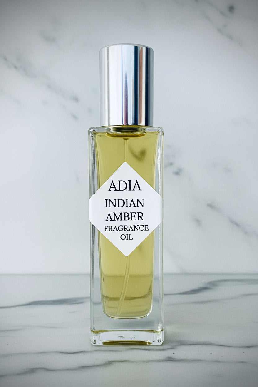 Travel-friendly natural fragrance oil in a square shaped roll-on bottle, made with a clean essential oil blend that is purposefully crafted as a modern cologne oil.