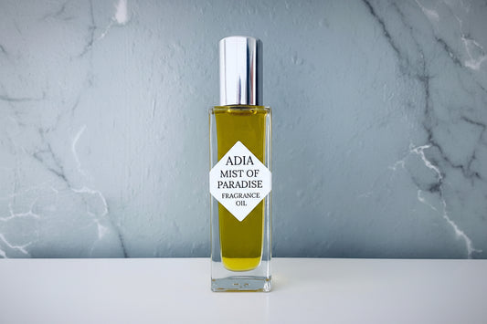 Travel-friendly natural fragrance oil in a square shaped roll-on bottle made with a clean essential oil blend that will transport you to the ultimate state of freshness.